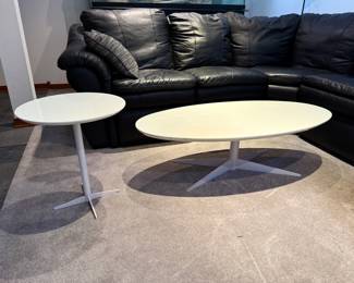 Pair of Florence Knoll-Style Tables by CB2.