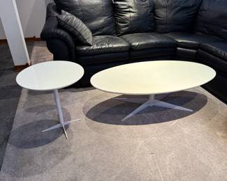 Pair of Florence Knoll-Style Tables by CB2.