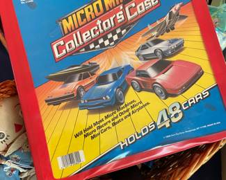Micro minis cars and collectors case