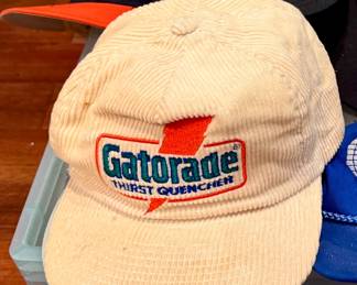 Vintage Gatorade Thirst Quencher Corduroy Zipback Hat