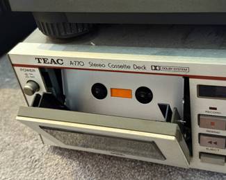 Vintage TEAC A-770 3-Head Stereo Cassette Deck