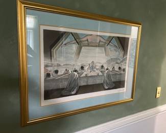 Salvador Dali limited, numbered print