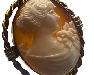 Antique Carved Cameo GF