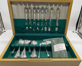 32 PC The Easterling Co. Sterling Silver Flatware