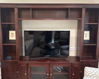 Mahogany Wood Entertainment center