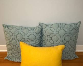 throw pillows