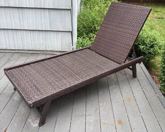 Rattan Sun Lounge Chair