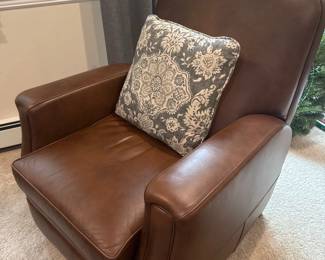 Brown Leather Recliner