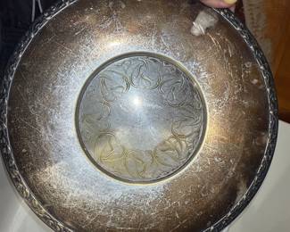 Meadowbrook WM A Rogers Silver Plated Platter - 1930s