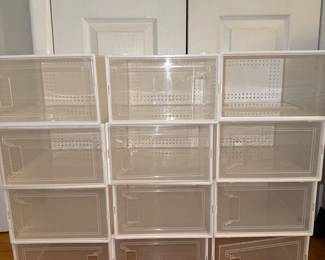 Stackabe Plastic Storage Boxes