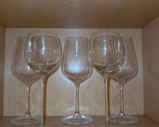 crystal wine glasses