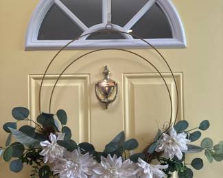 Iron and Floral Wreath