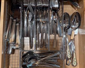 Silver plated utensils