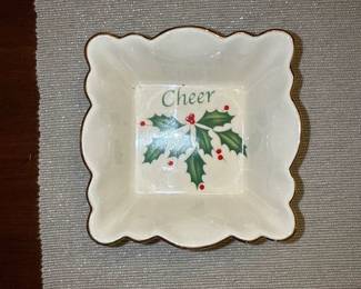Lenox Holiday Candy Trinket Dish