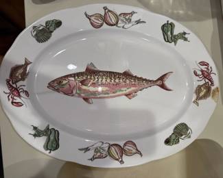 Oval Seafood Serving Platter