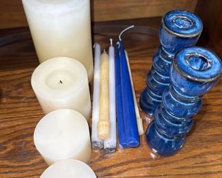 pillar candles / candle sticks
