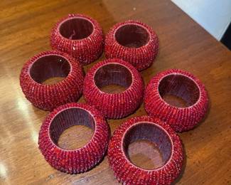 Beaded Napkin Rings