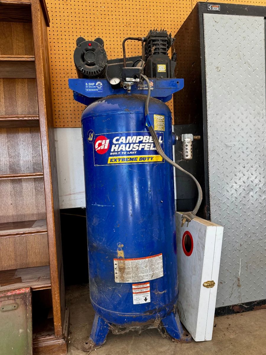 Large air compressor; works