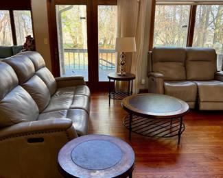 Power controlled couch and loveseat