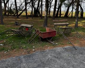 Horse carriages, lawn cart