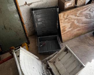 Vintage helicopter jump seats