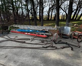 Ladders; various sizes and styles