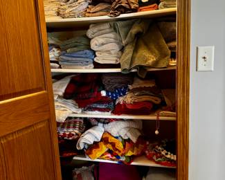 Quilts, towels, etc