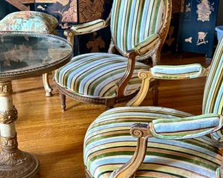 Chairs are circa 1860s
