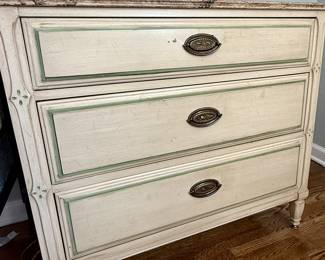 Pair of matching painted nightstands