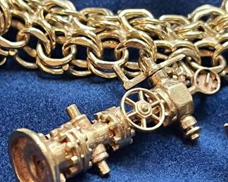 Huge Texas charm bracelet