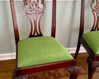 Stunning chairs with great cotton/linen fabric