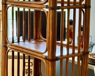 Philippine bamboo etagere  