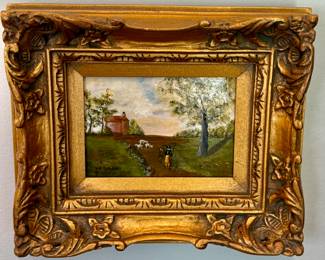 Small oil on canvas by Tupelo artist Caldwell
