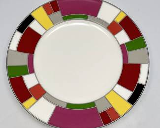 RARE & DISCONTINUED Lenox Irving Place Pink 10 Dinner Plates Kate Spade