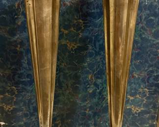 1890s sterling candlesticks