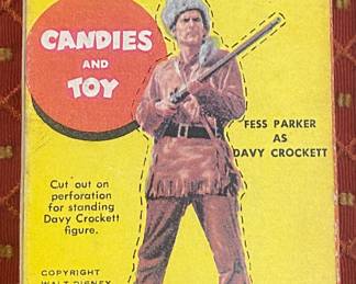 Small Davy Crockett Candy Box