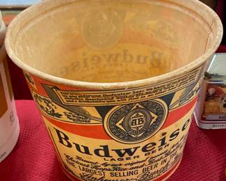 Vintage Budweiser Popcorn Container