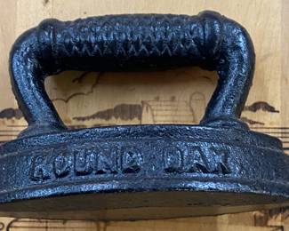 Small Round Oak Stoves and Ranges Advertising Sad Iron