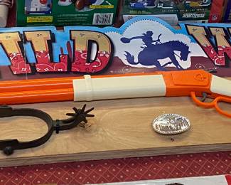 Wild West Toy Gun Display