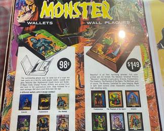 Monster Wall Plaques/Posters Advertisement