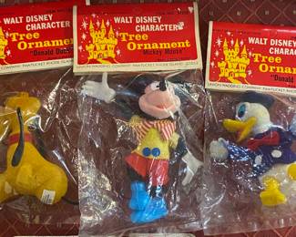 Vintage Walt Disney Tree Ornaments