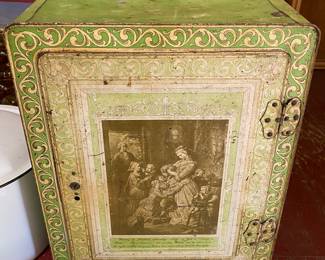 Early Tin Litho Schepp's Bread Box