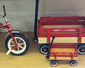 Small Radio Flyer Tricycle/Wagons