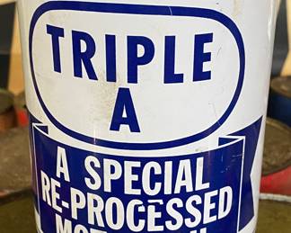 Triple A Motor Oil Can High Point, N.C. (Unused)