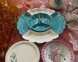 Mid-century Snack Set