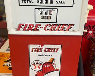 Texaco Fire Chief Gas Pump Display