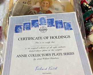 Little Orphan Annie Collector's Plates