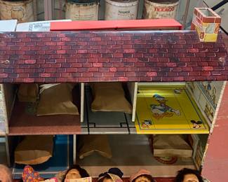 Tin Litho Doll House (Disney)