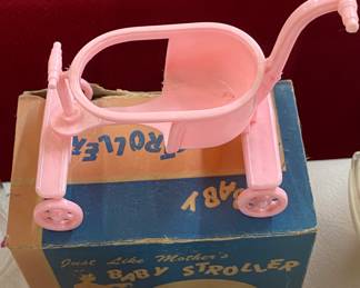 Miniature Baby Stroller