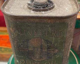 Old Belvedere Olive Oil Can